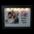 thumbnail image 3 of Northlight LED Lighted Sweet Home Picture Frame with Clip - for 4" x 4" Photo - 9" - Black, 3 of 5