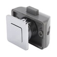 thumbnail image 4 of Cerraduras De Gabinete De Empuje Sin Llave RV, Tratamiento De Cromo Espesar Botón De Pestillo De Gabinete Fácil Operación Aleación De Zinc Para Cajón Para Yate ANGGREK Push Button Cabinet Latch, 4 of 8