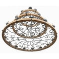 thumbnail image 3 of AFD Three Tier Ridge Line 75" Chandelier, 3 of 5