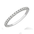 thumbnail image 2 of Affordable Diamond Wedding Band for Her in White Gold, 2 of 3
