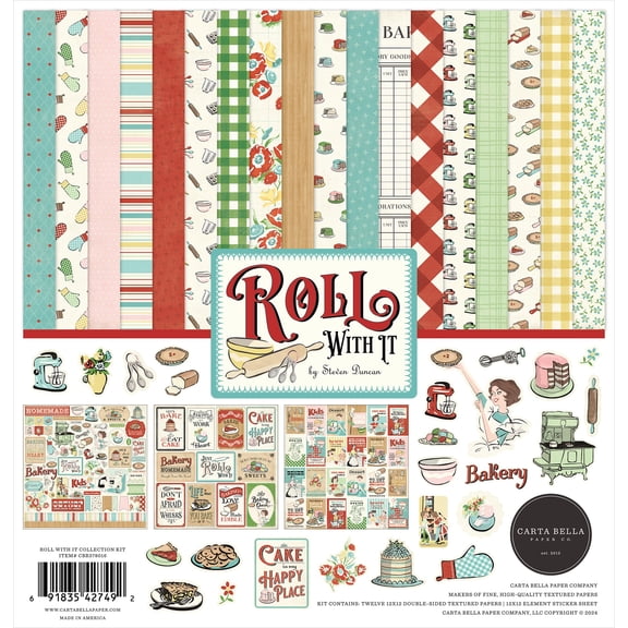 Carta Bella Collection Kit 12"x12" - Roll With It