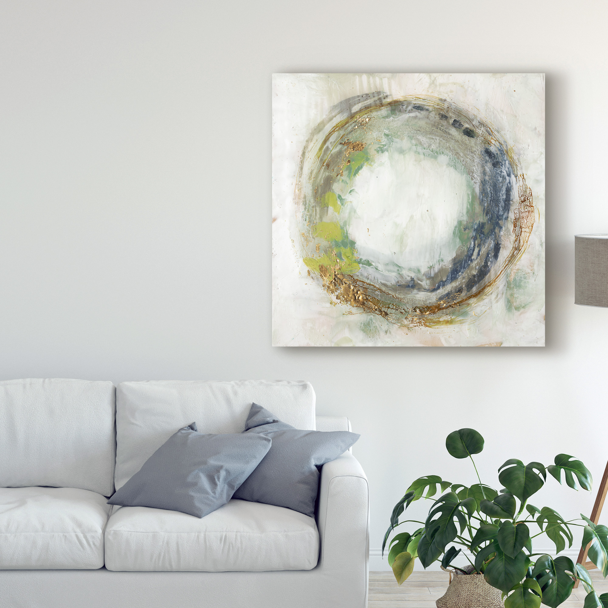 Trademark Fine Art 'Fluid Orbit I' Canvas Art by Jennifer Goldberger