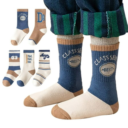 

Heiheiup Cartoon Print Socks New Pattern Warm Socks Cute Plush Ear Socks Super Soft Socks Kids High Socks Work Socks