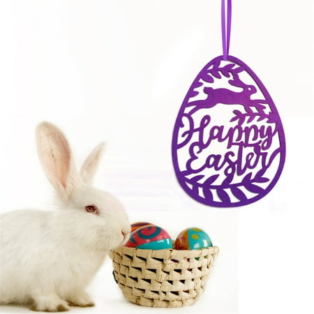 

DTBPRQ Easter Decorations Non-woven Handicraft Pendant Creative Easter English Alphabet Home Decoration Pendant Easter Basket Stuffers Easter Ornaments for Home Outdoors Indoors