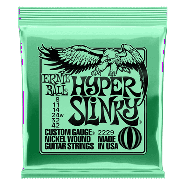 Ernie Ball Electric Guitar Nickel Plated Steel Wound Strings, 5.50 in
