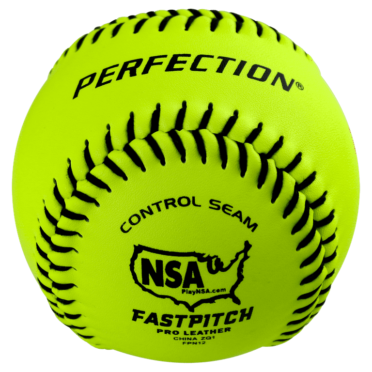 Baden Perfection 11 NSA Leather Fastpitch Softballs (One Dozen)