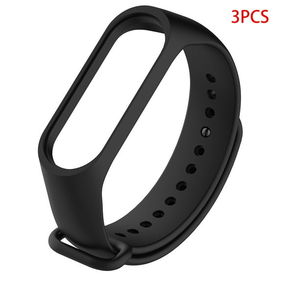 3 Pcs de Remplacement pour Xiaomi Mi Band 4 3 Bracelet de Montre Sangle TPU Bracelet Bracelets Accessoires