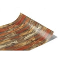 thumbnail image 2 of Rwraps Natural Vertical Wood Plank Distressed Cognac Gloss Vinyl Film Wrap 59in x 24ft Vinyl Vehicle, 2 of 9