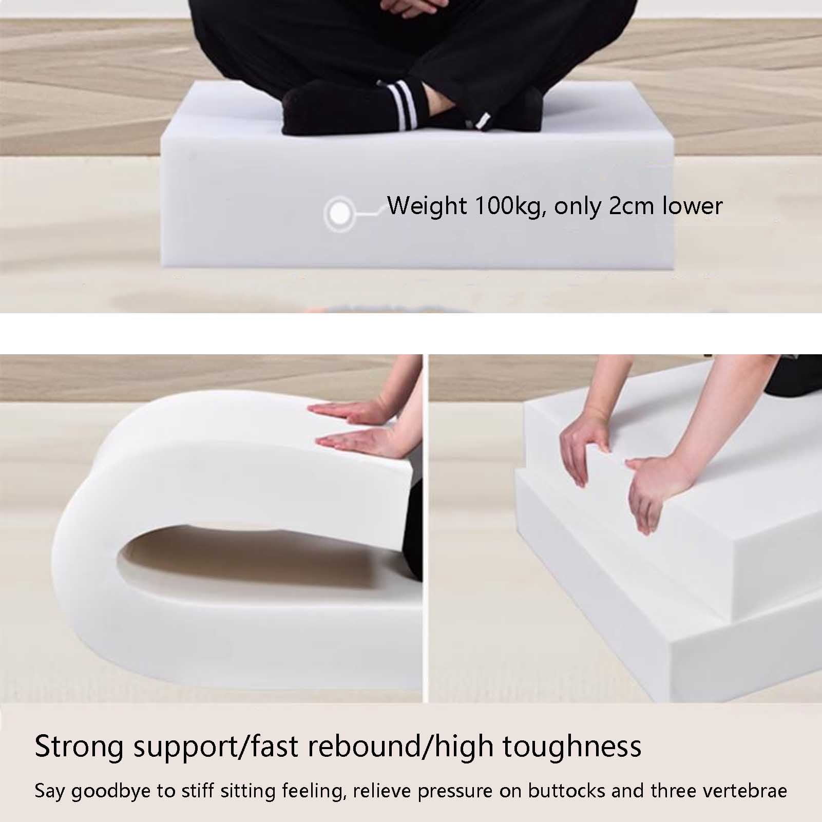 High-density foam thickness 10 cm for upholstery and seat cushions, can be cut to size, home accessories for DIY projects seat cushion pet bed