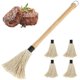 thumbnail image 1 of 1 Set BBQ Mop 18.3 Inch BBQ Mop Brush Grill Brush Wooden Long Handle Grill Brush for Sauce BBQ Smoking Steak, 1 of 5