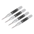 thumbnail image 2 of Center Punch Tool, Automatic Centre Punches Knurl Design  For Maintenance Black White, 2 of 8