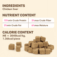 thumbnail image 3 of Puddonio Chicken Liver Freeze Dried Cats and Dogs Treats, 6 oz, 3 of 9