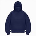 thumbnail image 5 of NOLDARES Cat Pouch Hoodie for Women Kangaroo Pocket Dog Pouch Sweatshirts Pet Carrier Pullover Animal Holder Long Sleeve Tops,Navy,XXL, 5 of 6