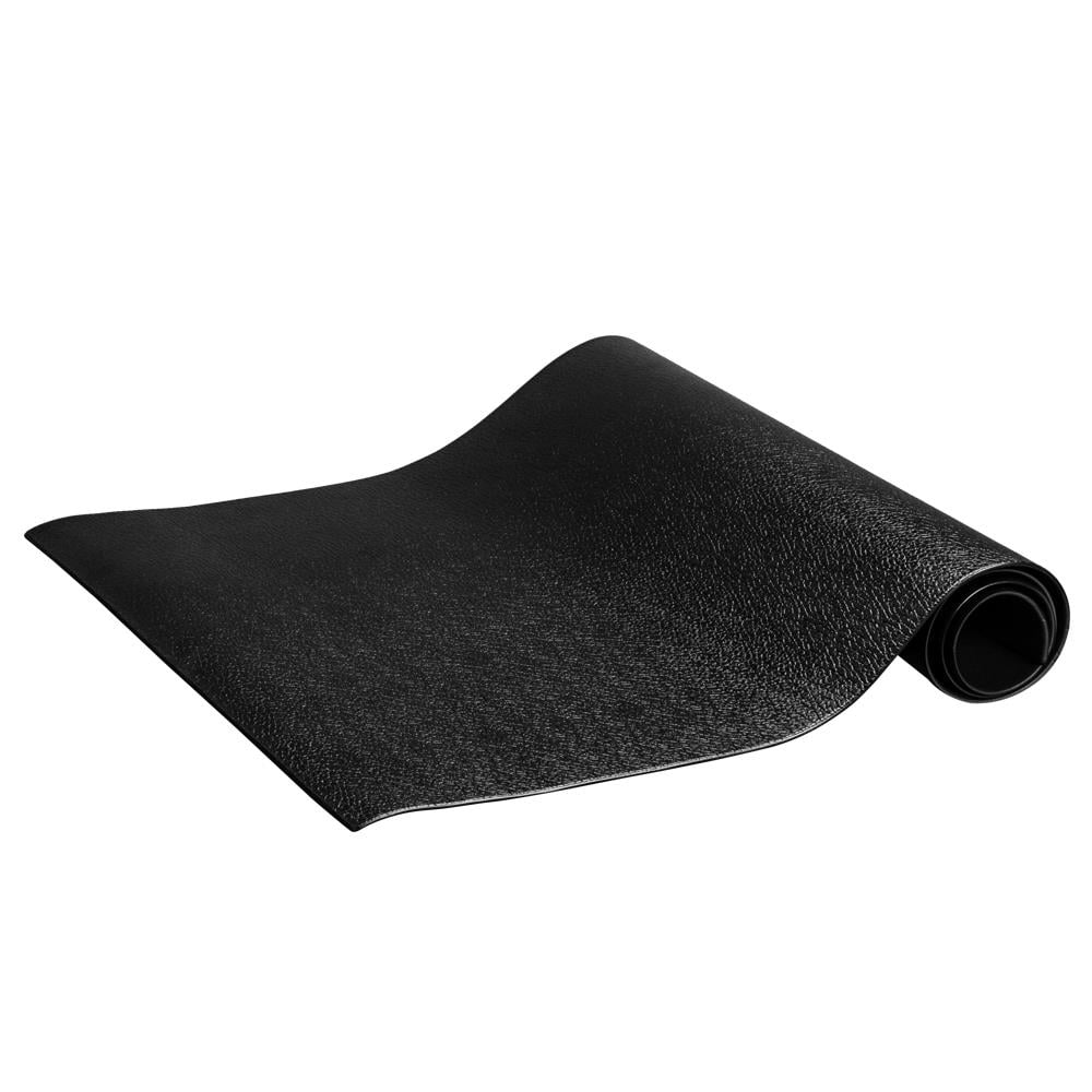 Exercis Treadmill Mats for Floor Protect Rowing Machine Treadmill Mat Noise Reduction EVA Heavy Duty Sound Absorbing Anti-Vibration Mat Size:150×90×1.5 cm,Color:Black Home Mats for Gym Equipment