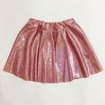 thumbnail image 4 of EnJoCho Girls Shiny Metallic Pleated Flared Min𝗂 Skater Skort Skirt Elastic Waist A-line Dance Skirt Performance wear Toddler Easter Dress, 4 of 4