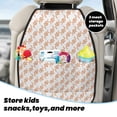 thumbnail image 3 of Uemuo Hand Drawn Snake Printed Car Back Seat Protector,2 Pcs Backseat Car Organizer, Kick Mats Back Seat Protector , Back Seat Organizer for Kids, 3 of 8