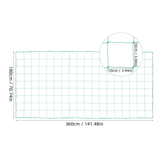 FENGGUIQU Garden Trellis Green Plastic Climbing Plant Support Grid for Outdoor Plants and Vines