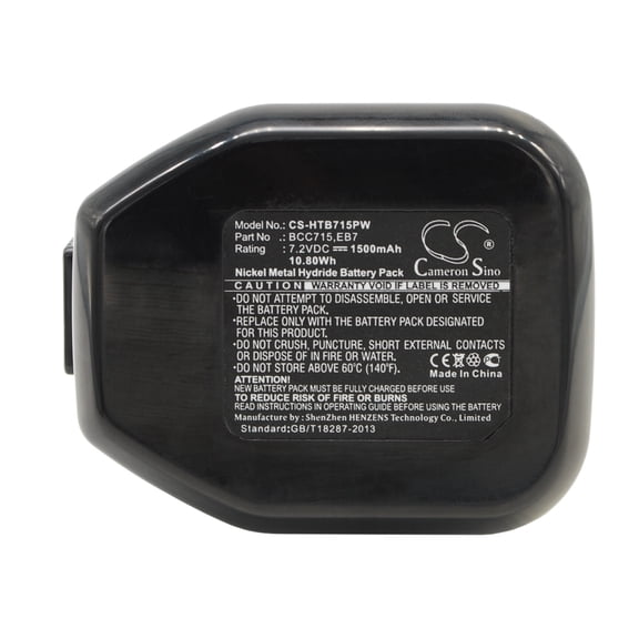 Battery for Hitachi DN10DSA NR90GC3 WH6DC BCC715 EB7 EB712S EB7G EB7S 7.2v 1.5Ah