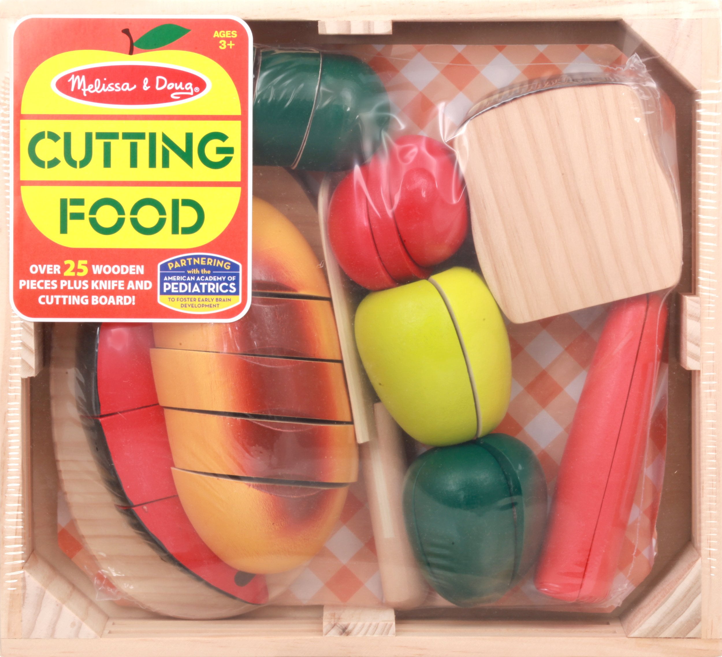 Melissa & Doug Toy, Cutting Food, Wooden