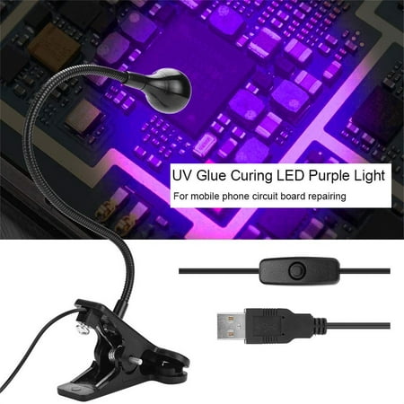 

niuredltd 3w led usb violet phone light powerd for mobile glue light led light
