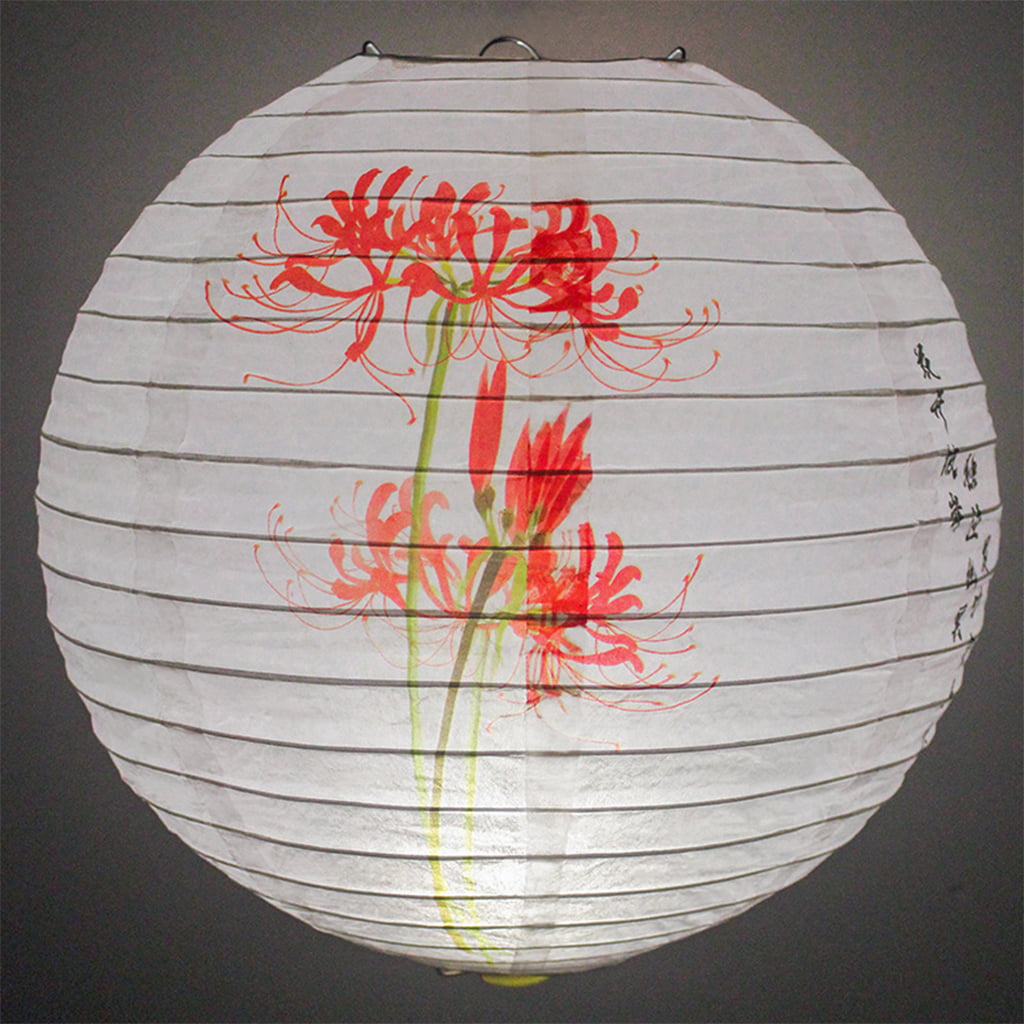 30cm Round Paper Lantern Lamp Shade Chinese Style Light Restaurant Home Decor 