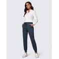 thumbnail image 3 of CRZ YOGA 4-Way Stretch Workout Joggers for Women 28 Inches Travel Pants with Pockets, 3 of 5
