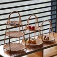 thumbnail image 4 of tredstone Beautiful Handmade Tray Decor Functional Kitchen Organizer for Holiday Birthday Wedding Oval Single Tier Medium 1Set, 4 of 6