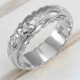 thumbnail image 3 of SPRING PARK Vintage Wedding Band Hand Carved Alloy Women Rose Flower Ring Engagement Jewelry, 3 of 6