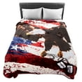 thumbnail image 3 of Somerset Home 8-Lb Oversized Throw Blanket for Kids and Adults (Bald Eagle/Multicolor), 3 of 8