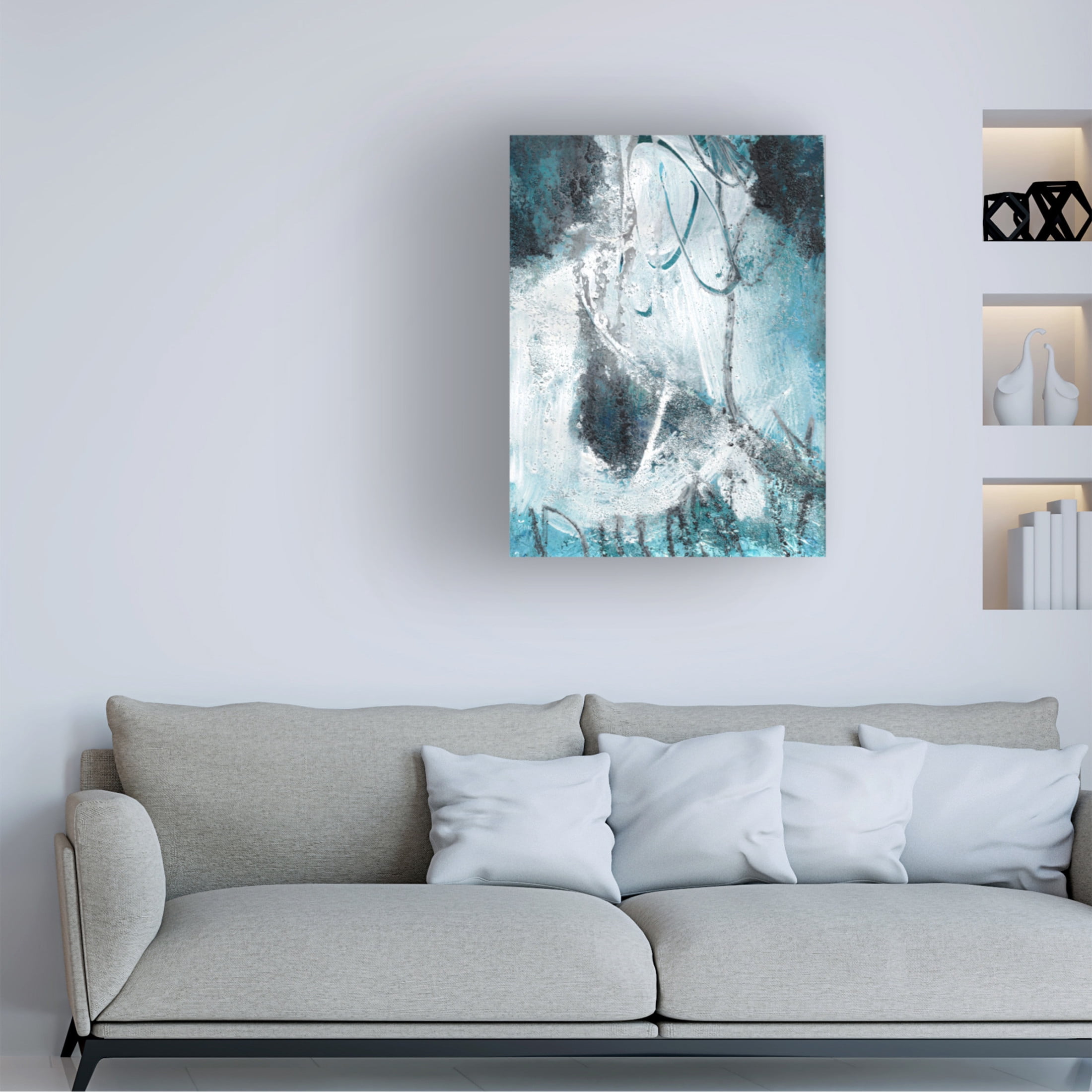 Canvas Wall Art - Deb Chaney 'Afx Vii' Wall Art for Living Room, Bedroom, or Office Décor by Trademark Fine Art - 18 x 24 Inches