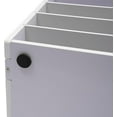 thumbnail image 5 of 12 Compartments Literature Organizer, Countertop Mail Sorter Organizer, Office Classroom Mailbox, Bill Paper Organizer Cabinet for Home, Library, Craft Room (White), 5 of 14