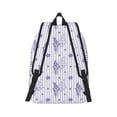 thumbnail image 2 of Honeii Bouquet and Lavender Flowers Print Canvas College Laptop Backpack, Durable Rucksack Travel Notebook Bag School Backpack Book Bag for Men Women-Small, 2 of 7