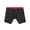 Black/Red, variant on Under Armour Mens Lightweight Underwear Boxer Briefs Black S