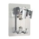 thumbnail image 1 of Shower Holder Bracket Space Aluminum Handheld Shower Wand Holder, Adjustable Angle, Invisible Sticker Mount, Square Hook Style Hose Holder, 1 of 5