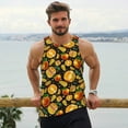 thumbnail image 6 of Salouo Tangerine for Men's Tank Tops,Sleeveless Muscle Shirts for Men Quick Dry Workout Tank Top Gym Muscle Tee Fitness Bodybuilding Sleeveless T Shirt-Medium, 6 of 7