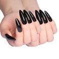 thumbnail image 4 of 1 Set False Nails Wear-resistant Fashionable Classic Trend Different Colors Exquisite Appearance Distinctive Fake Accessories SM17-B Black, 4 of 4