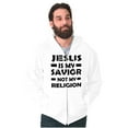 thumbnail image 3 of Jesus Is My Savior Not My Religion Zip Up Hoodie Men's Women's Brisco Brands S, 3 of 6