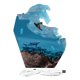 thumbnail image 1 of Lampe de bureau en résine délicate, décoration de vagues de la mer, veilleuse pour chambre à coucher, bureau, cadeau d'anniversaire, 5 V, 1 of 4