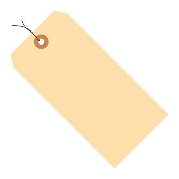 Manila Pre-Wired Tags 10 Pt. - 5 1/4" X 2 5/8" (1000 Per/Case)