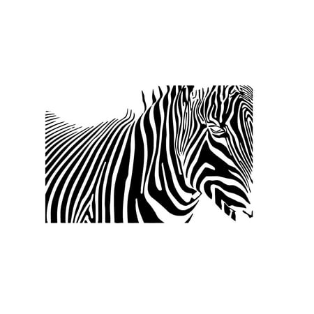 UPC 700598041804 product image for Vsgraphics llc Zebra Animal Vinyl Wall Art | upcitemdb.com