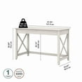 thumbnail image 2 of Bureau d’écriture 48L Key West de Bush Furniture, pin vieilli, 2 of 5