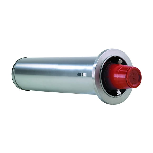 DISPENSE-RITE ADJ-2S In-Counter Cup Dispenser Adjustable from 8 oz. to 44 oz Stainless Steel 2 Spring 19"" Length Rim Diameter Range: 3"" to 4-5/8""