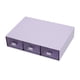 thumbnail image 1 of Caja de almacenamiento Wosthever para manualidades 3 cajones color Púrpura, 1 of 6