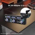 thumbnail image 4 of ROWIN 3-in-1 Guitar Multi Effects Pedal Delay/Ocean Verb/Roto Engine Aluminum Alloy Shell with True Bypass Function Portable Electric Guitar Effect Pedal DC 9V 6.35mm Input/Output Interface, 4 of 9