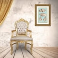 thumbnail image 3 of Vision Studio 21x32 Gold Ornate Wood Framed with Double Matting Museum Art Print Titled - Sepia And Aqua Shells IV, 3 of 4