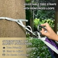 thumbnail image 3 of Hanging Hammock Portable Travel Camping For Outdooor Beach Camping Hiking Neon Purple-blue Butterfly, 3 of 8