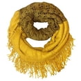 thumbnail image 5 of Warm Bohemian Crochet Hand Knitted Fringe Infinity Loop Scarf, 5 of 5