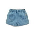 thumbnail image 4 of easy-peasy Toddler Girl Rib Lettuce HemTop & Denim Short Outfit Set, 2-Piece, Sizes 18M-5T, 4 of 4