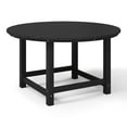 thumbnail image 4 of WestinTrends Malibu Kids 5-Piece HDPE Outdoor Patio Round Dining Table and Chairs Set, Black, 4 of 15