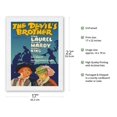 thumbnail image 2 of The Devil's Brother - Starring Stan Laurel & Oliver Hardy - Comic Opera (Fra Diavolo) by Auber - Vintage Film Movie Poster c.1934 - Japanese Unryu Rice Paper Art Print (Unframed) 17 x 22 in, 2 of 4